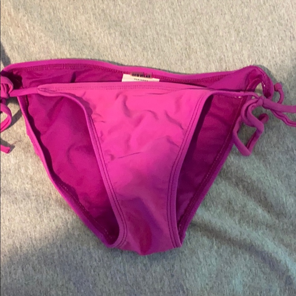 Purple bikini bottoms